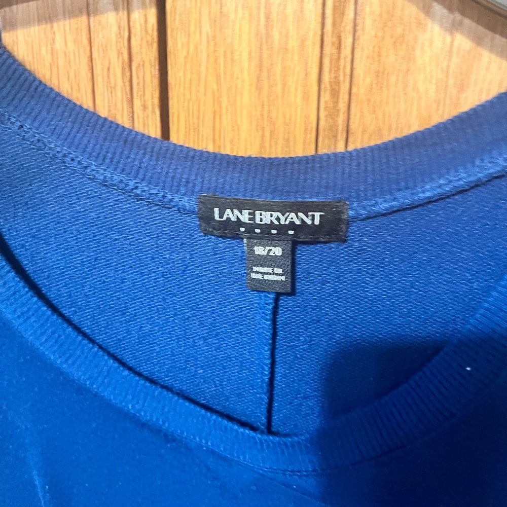 Lane Bryant Deep Blue Top